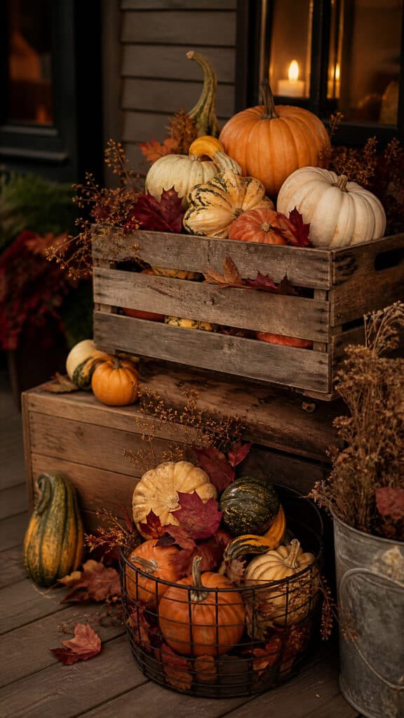 Vintage Crates And Baskets