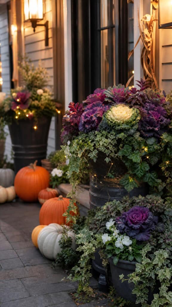 Ornamental Cabbage and Kale Combinations