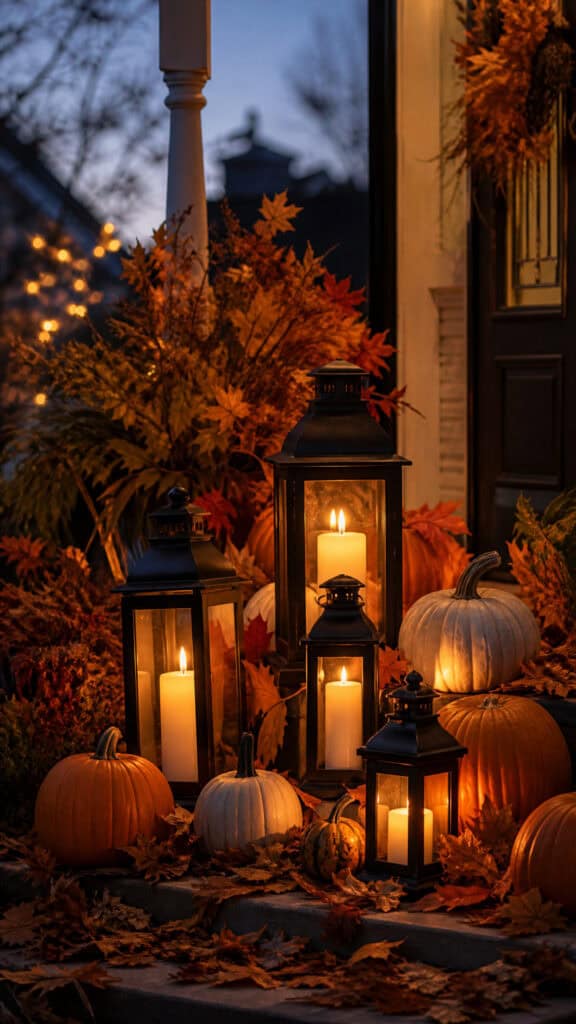 Lantern and Pumpkin Combo