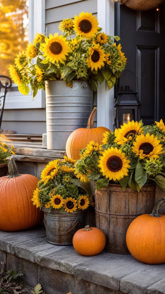 Pumpkin and Sunflower Sunshine