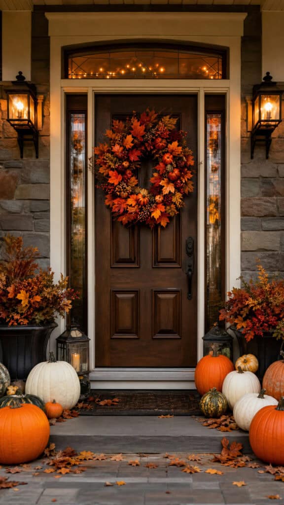 Pumpkin Wreath Coordination