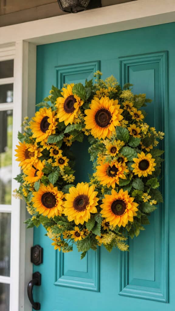 Sunflower Spectacular Wreath