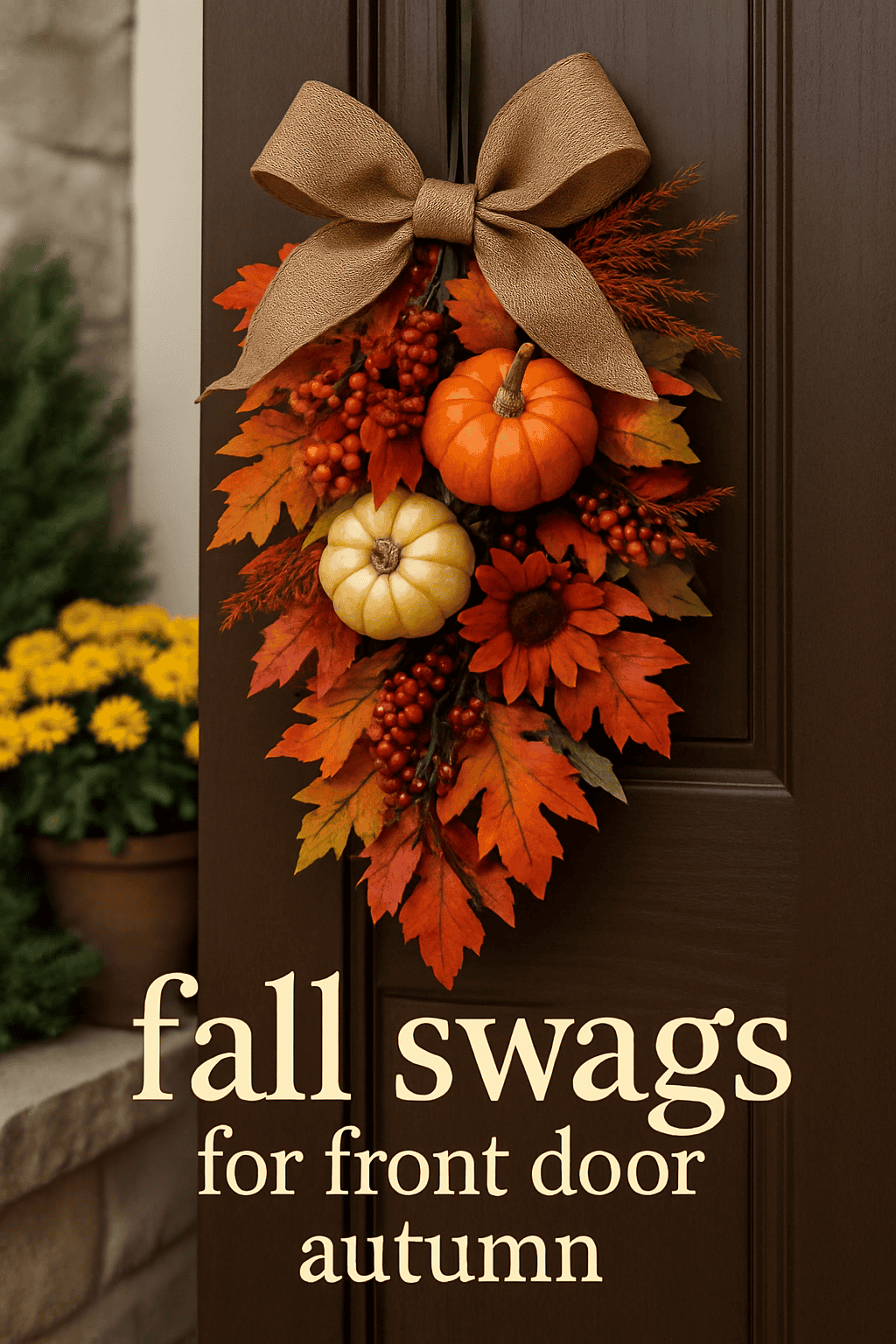 Fall Swags For Front Door Ideas That Feel Elegant And Rustic ...