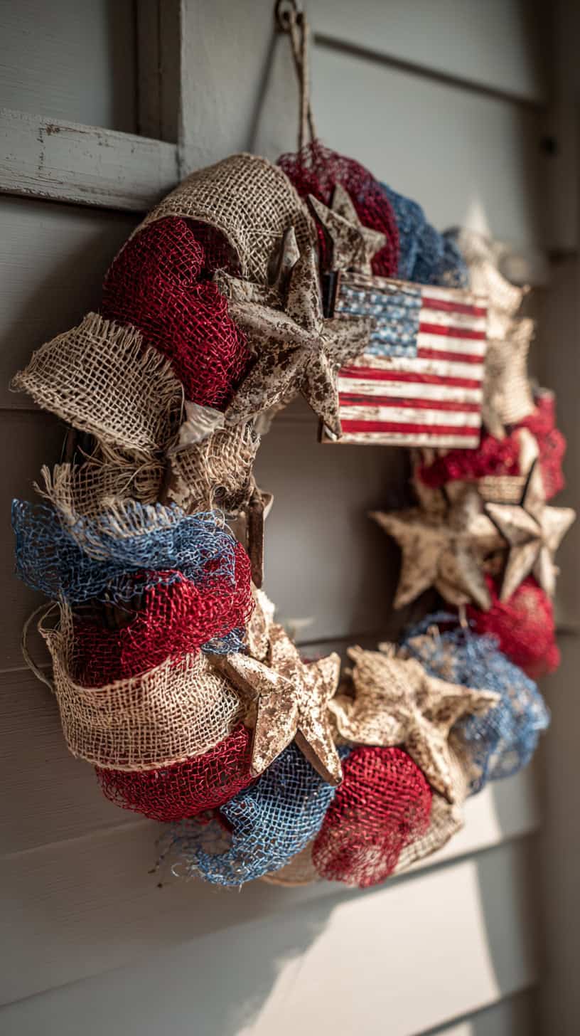 Farmhouse Burlap Accent - Image 2