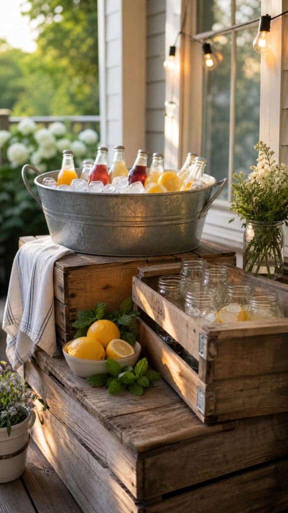 Beverage Station and Entertaining Ideas