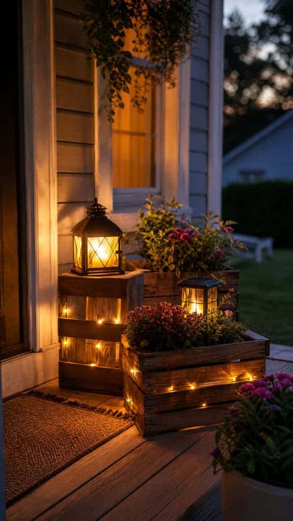 Lighting and Ambiance with Crate Decor