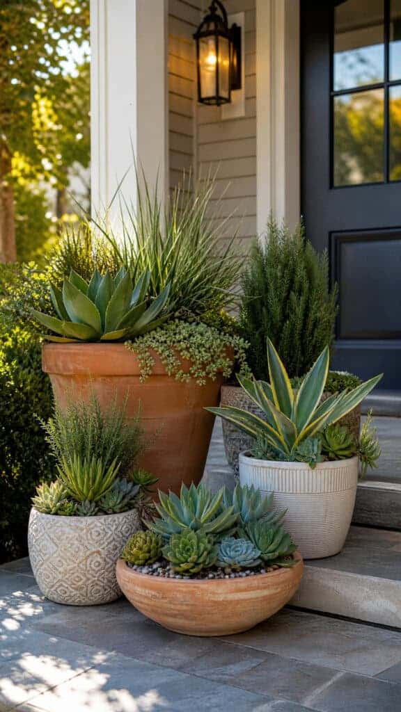 Try Low-Maintenance Succulent and Perennial Options