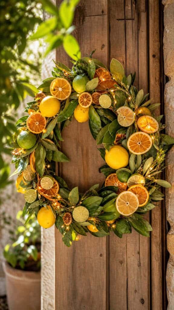 Citrus Burst Wreath