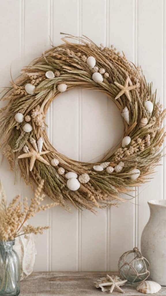 Seagrass and Shell Accent