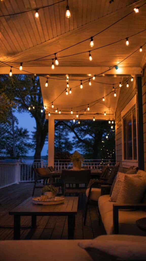 String Lights For Magical Evening Glow