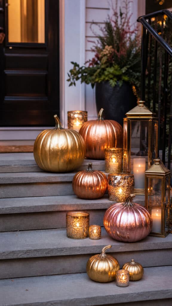 Glam Metallic Pumpkin Collection