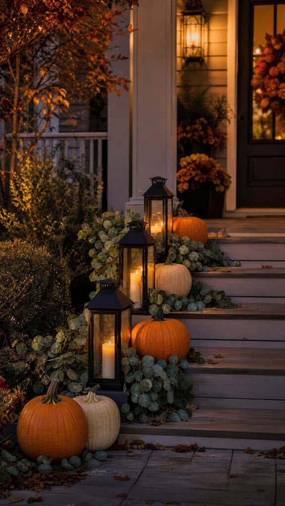 Pumpkin and Lantern Combo