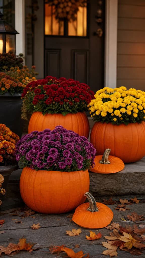 Pumpkin Planter Surprise
