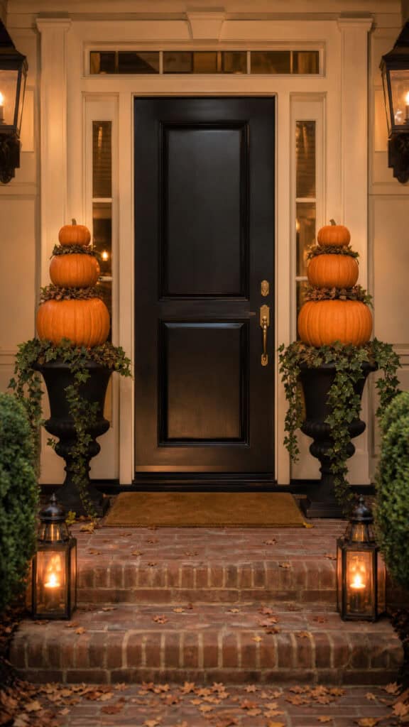 Pumpkin Topiary Elegance