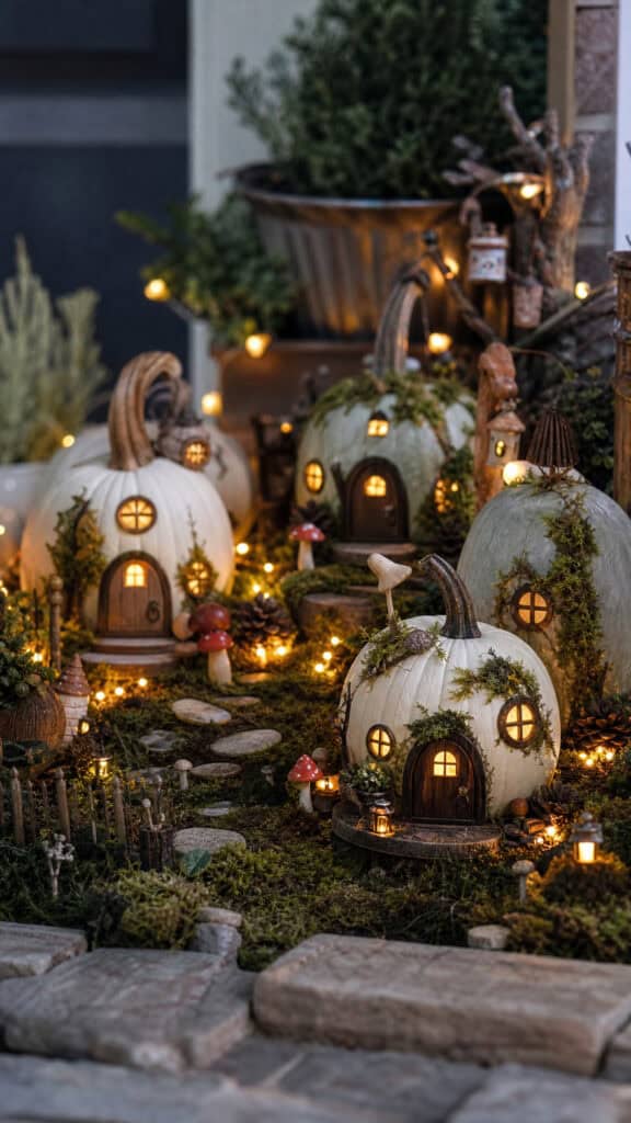 Storybook Pumpkin Fairy Garden