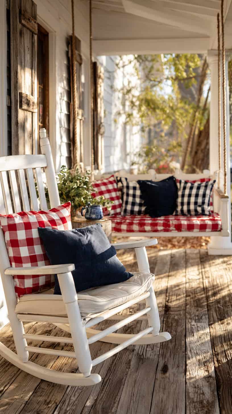 Red Check Pillows - Image 2