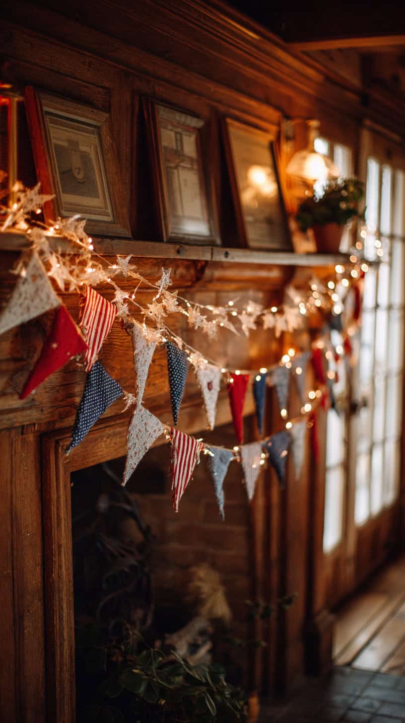 Red White Blue Garland - Image 2
