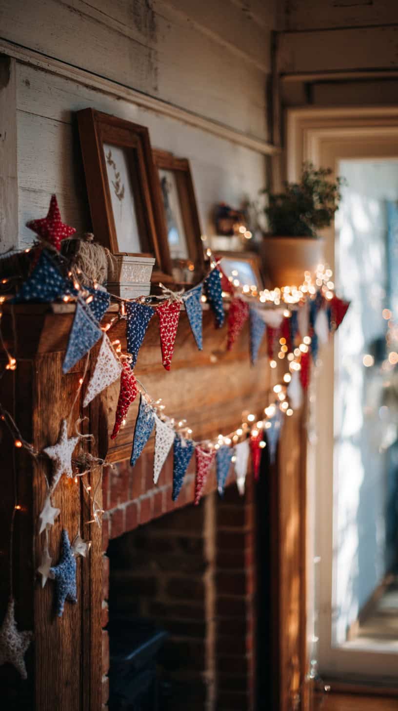Red White Blue Garland - Image 3