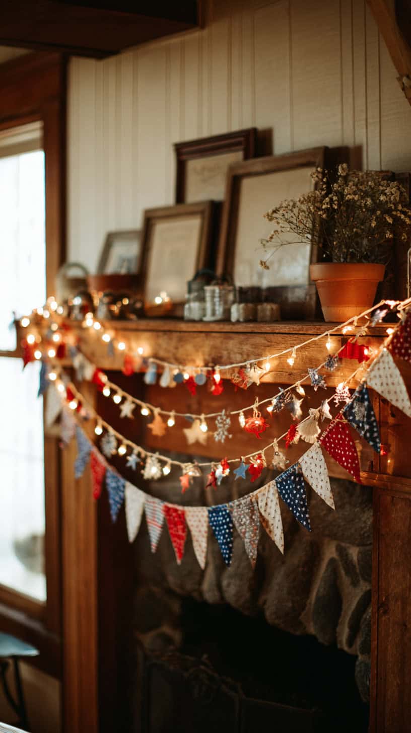 Red White Blue Garland - Image 1