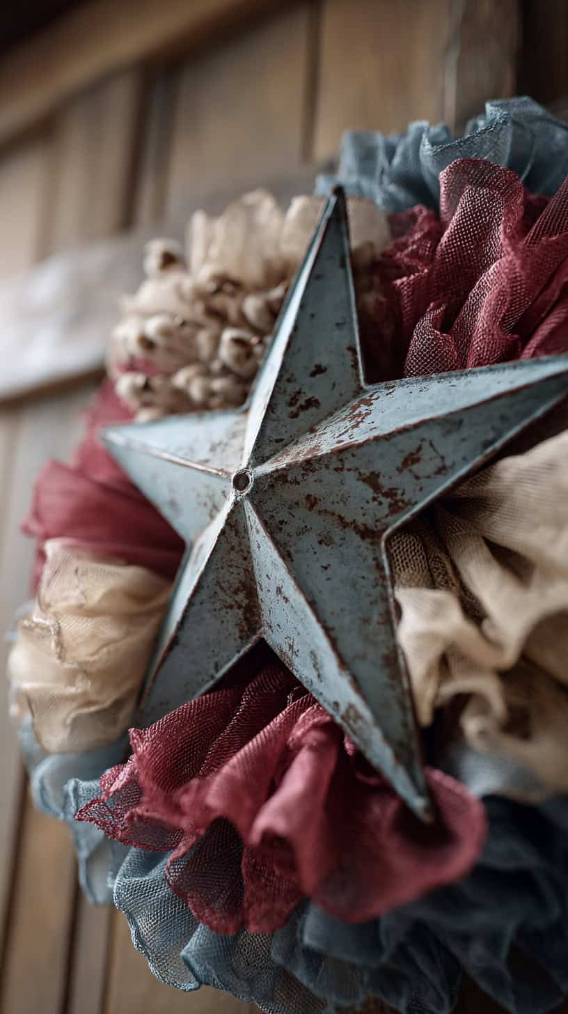 Rustic Tin Star Center - Image 2