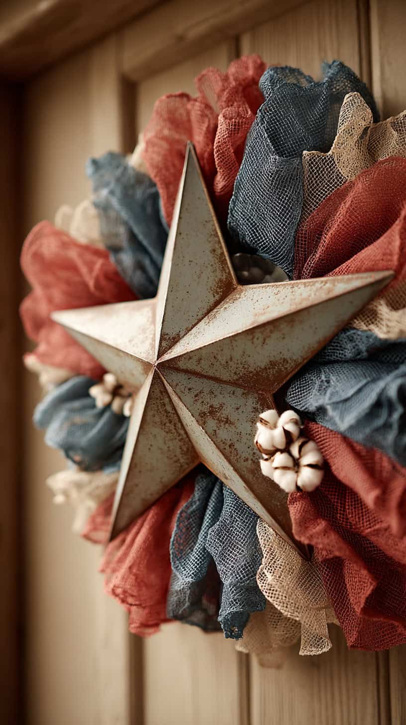 Rustic Tin Star Center - Image 3