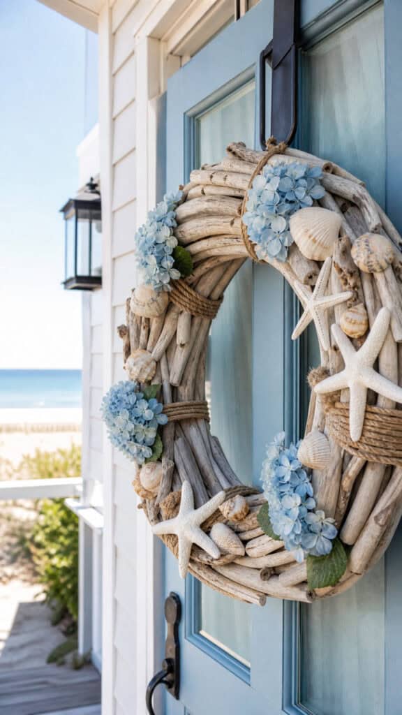 Coastal and Nautical Wreaths for Summer Vibes