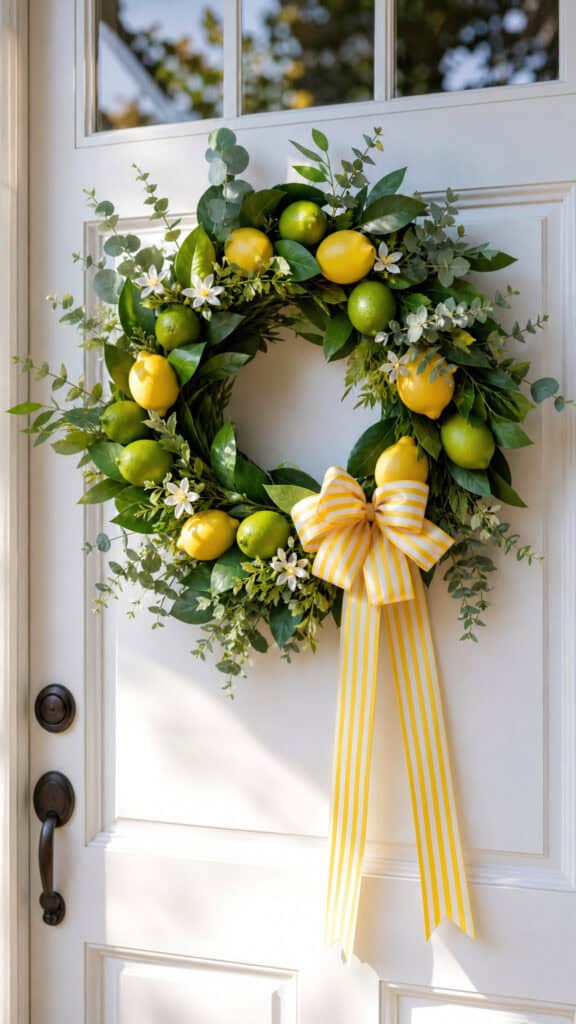 Fruit and Citrus Wreaths for a Fresh Twist