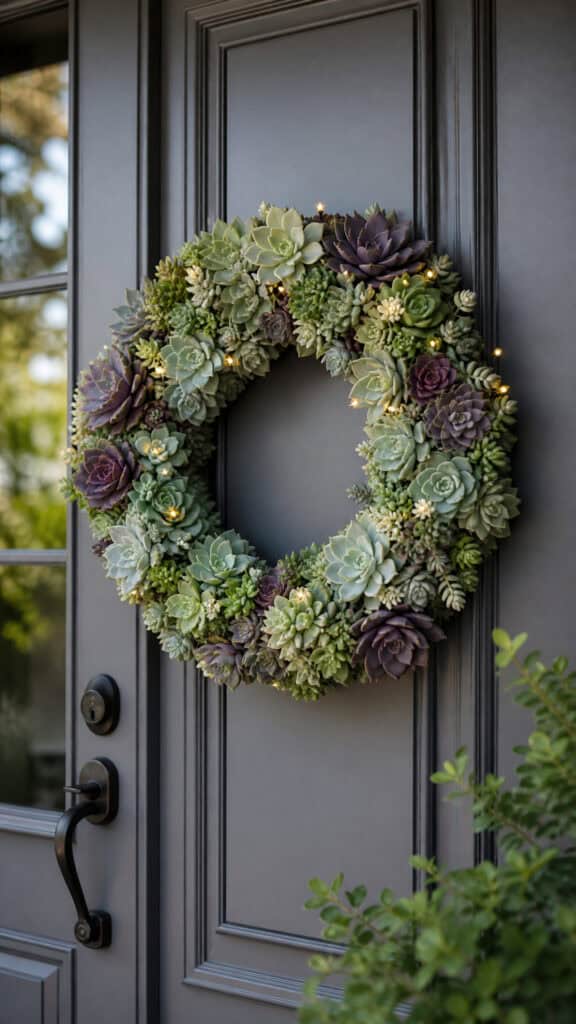 Succulent and Greenery Wreaths