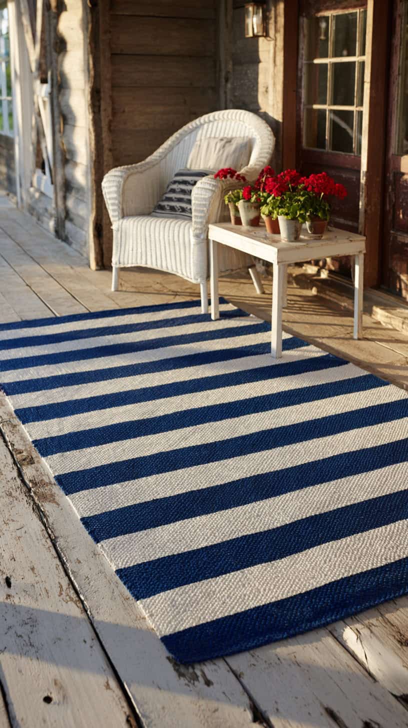 Striped Porch Rug - Image 3