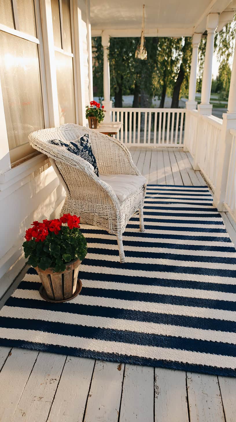 Striped Porch Rug - Image 4
