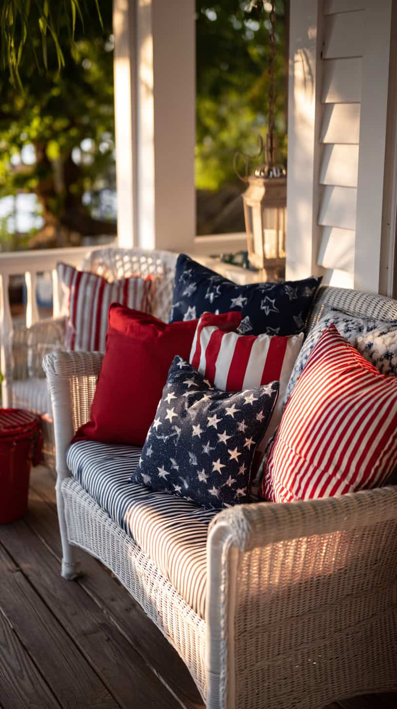 Striped Throw Pillows - Image 1