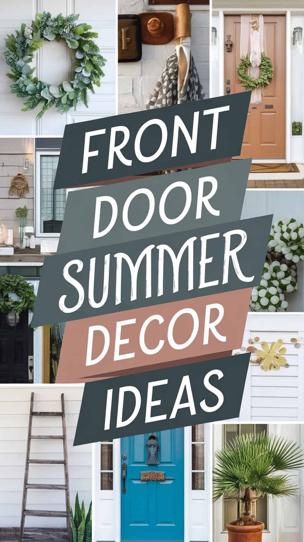 8 Front Door Summer Decor Ideas That Feel Bright And Cheerful ...