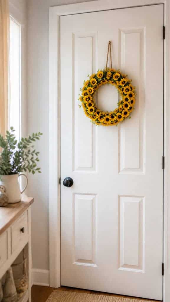 Miniature Sunflower Wreath