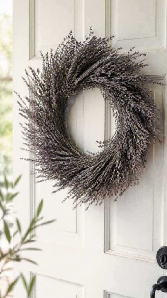 Dried Lavender Wreath