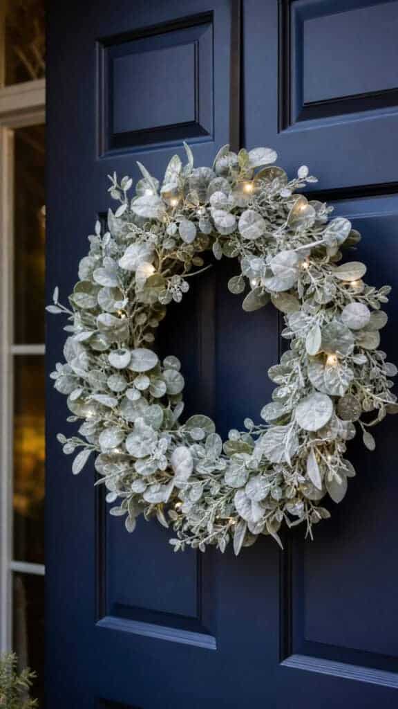 Frosted Eucalyptus Wreath