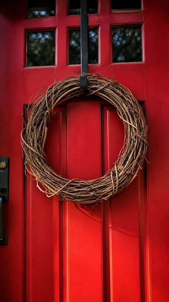 Minimalist Grapevine Wreath