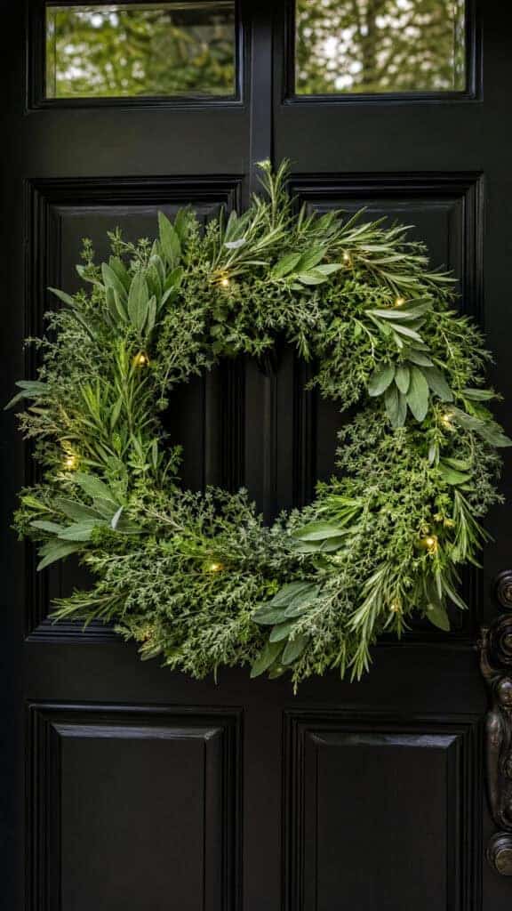 Mixed Herb Garden Wreath
