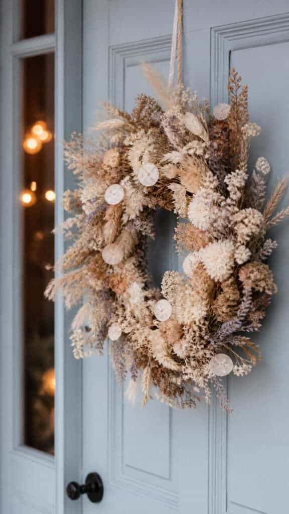 Neutral Dried Flower Wreath