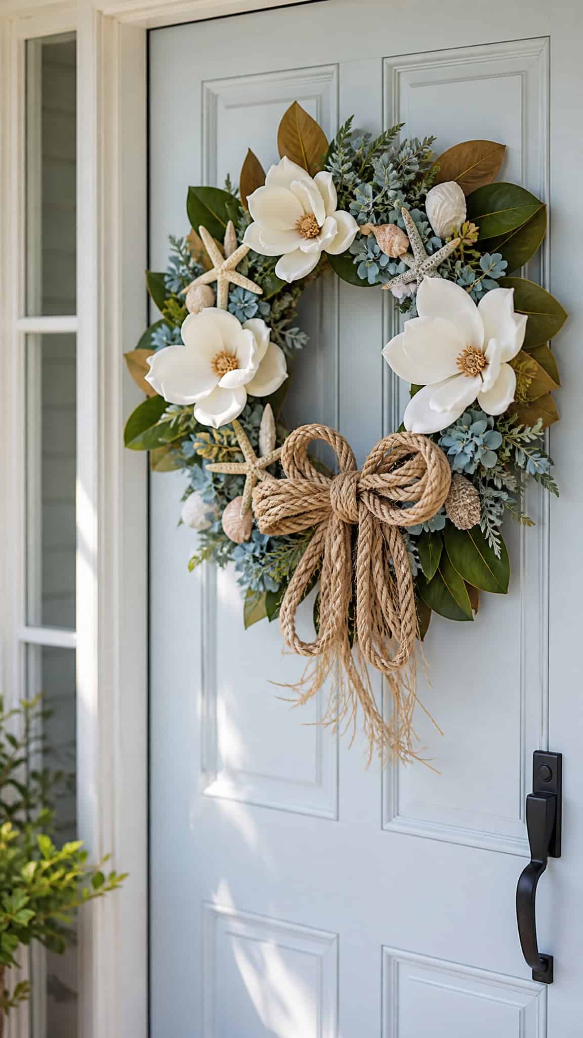 Coastal Magnolia Wreath Vibes