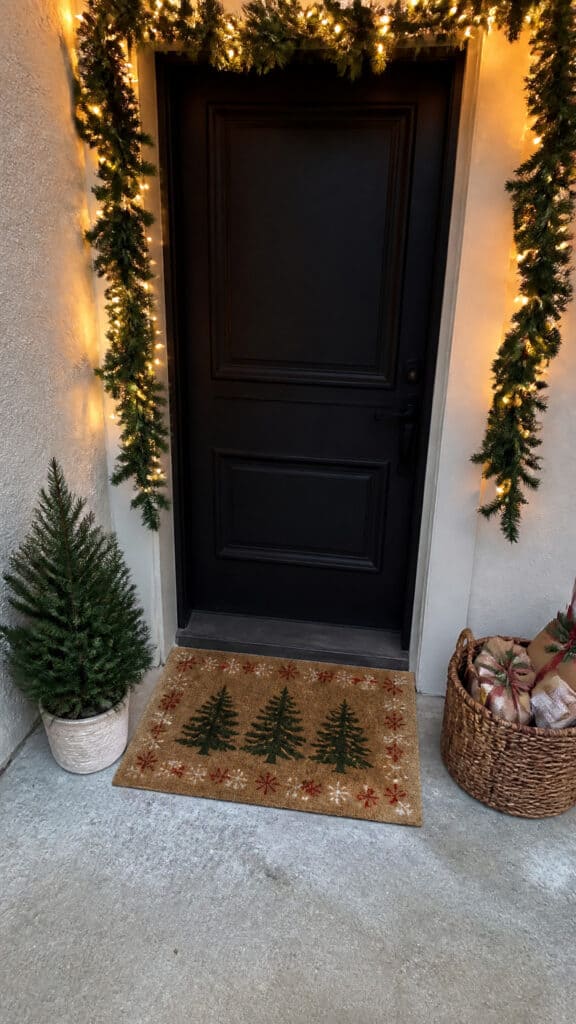 Festive Doormat and Entry Area Welcome