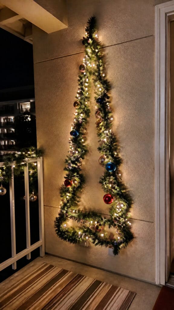 Vertical Christmas Tree Alternative
