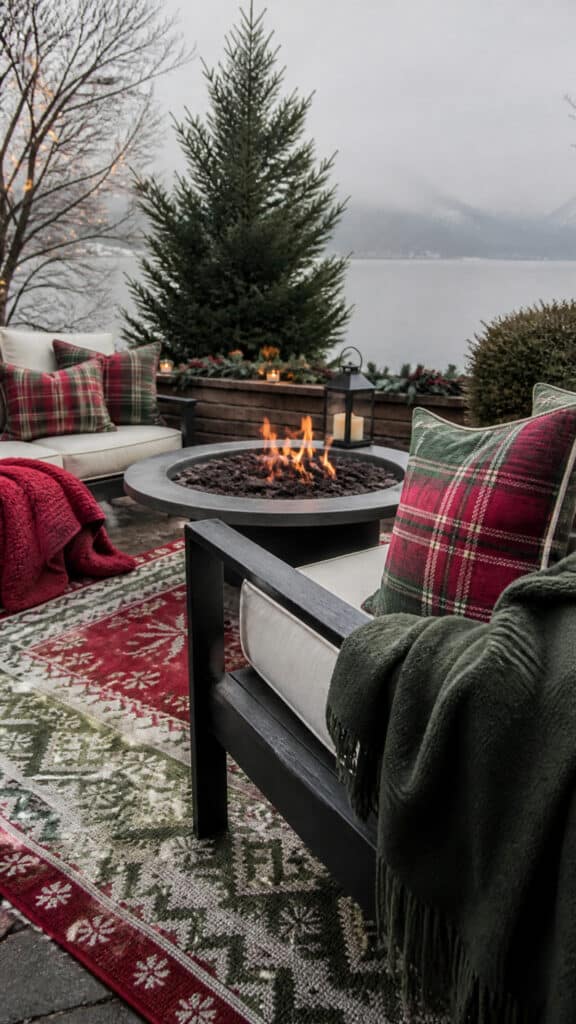 Create Cozy Seating Areas with Festive Textiles