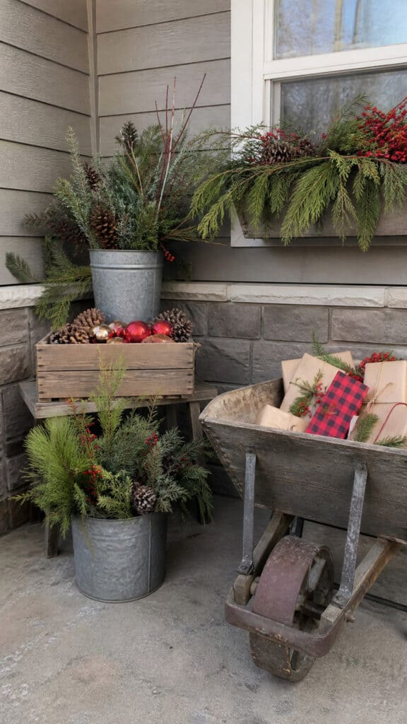 Incorporate Festive Containers and Planters