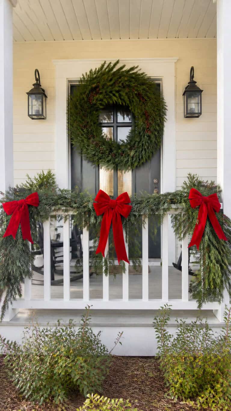 Go Big with Oversized Wreaths and Garland