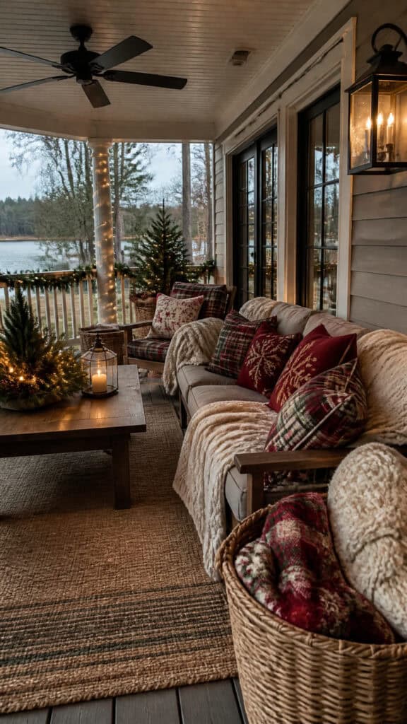 Layer in Cozy Textiles and Comfortable Seating