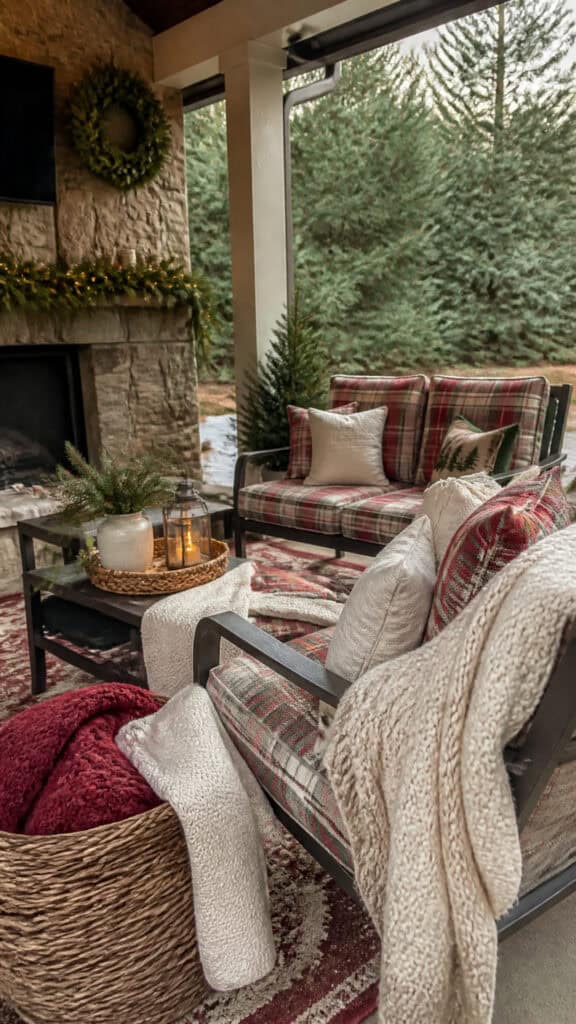 Create Cozy Seating Areas with Seasonal Textiles