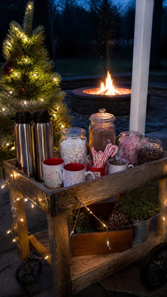 Set Up a Hot Cocoa and S'mores Station
