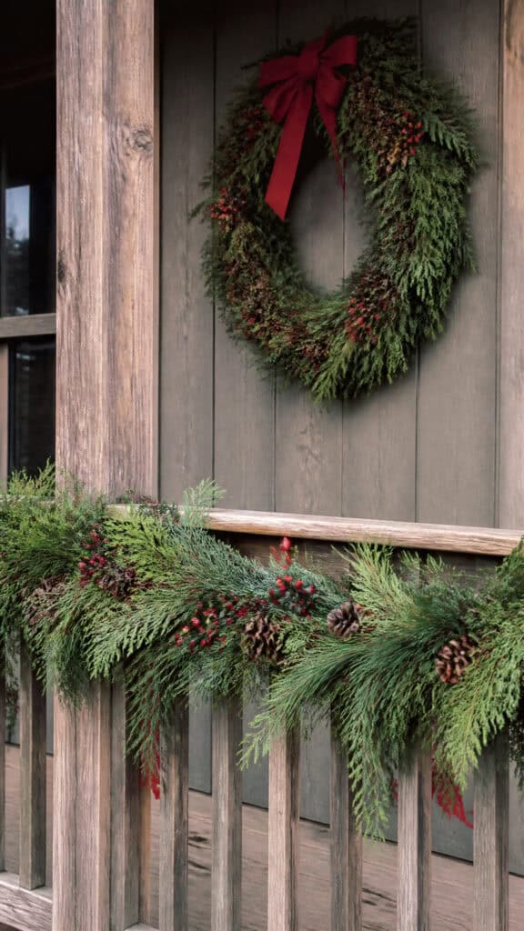 Evergreen Garland and Wreaths