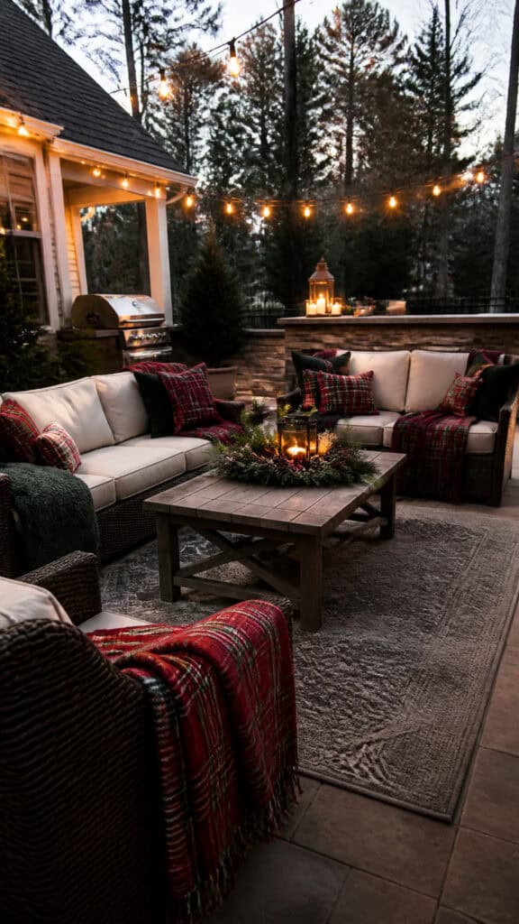 Festive Outdoor Furniture Arrangements