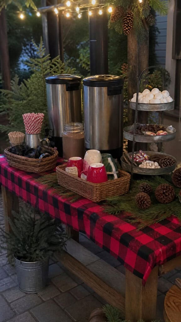 Create a Hot Cocoa and Treats Station